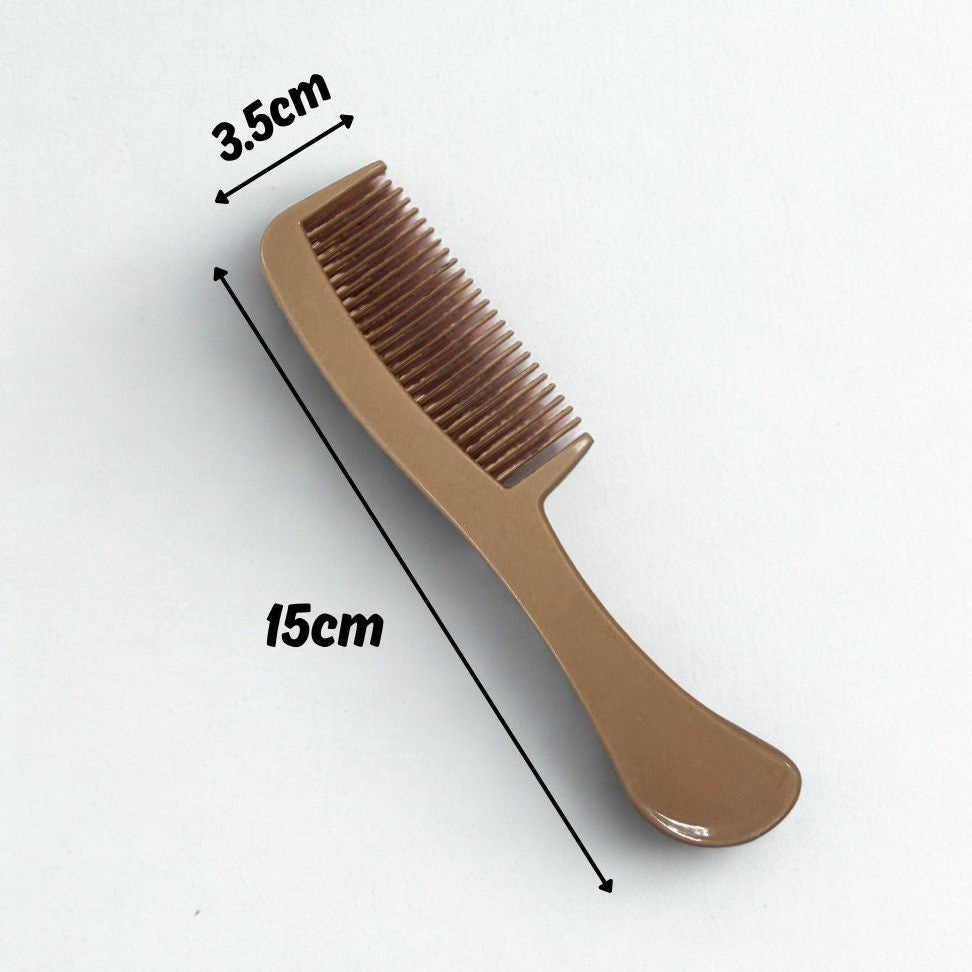 Eco-Friendly Plant Fiber Small Handle Comb – Biodegradable Hair Comb