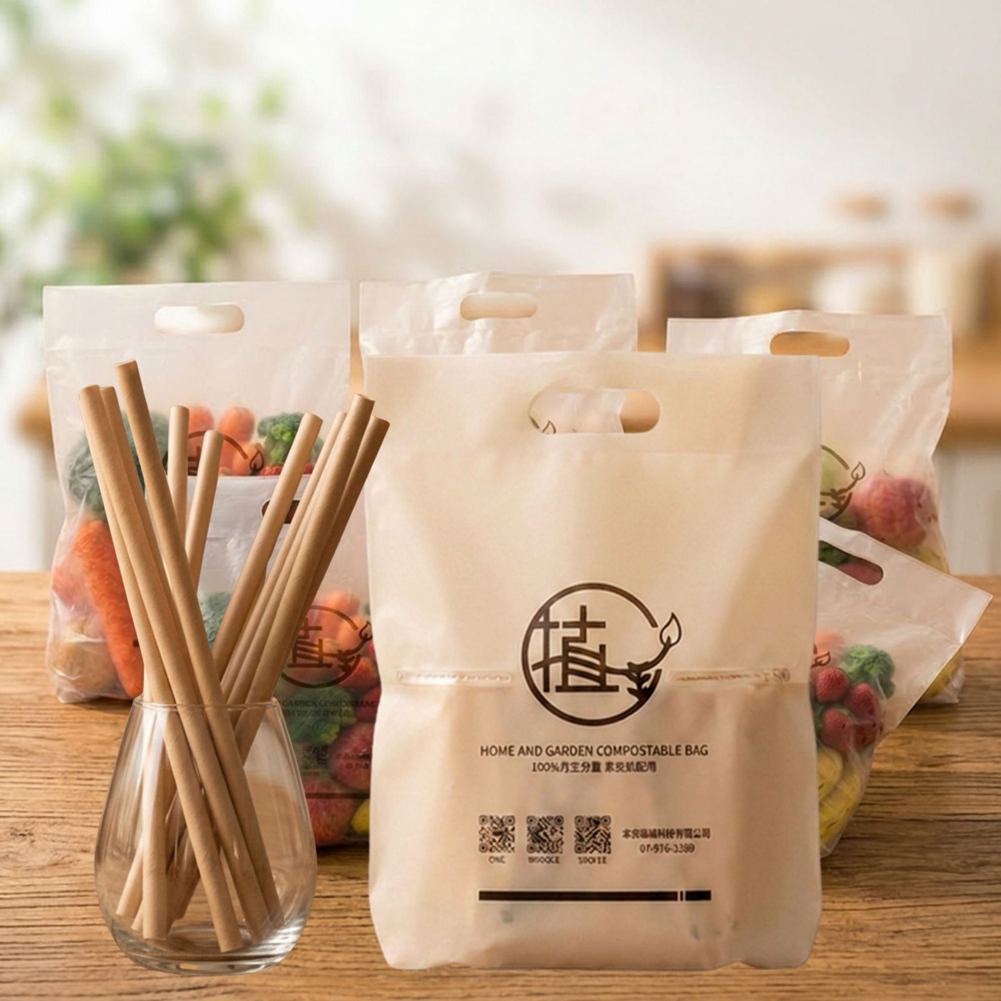Tea Fiber Tote Bags – 50 pcs Pack