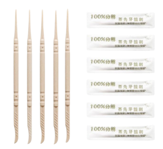 Eco-Friendly Plant Fiber Interdental Brush Picks – Compostable Tooth Cleaners 200PCS