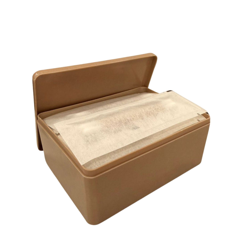 Tea fiber storage box