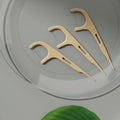 Eco-Friendly Plant Fiber Tableware Set – Compostable Floss Picks 200PCS
