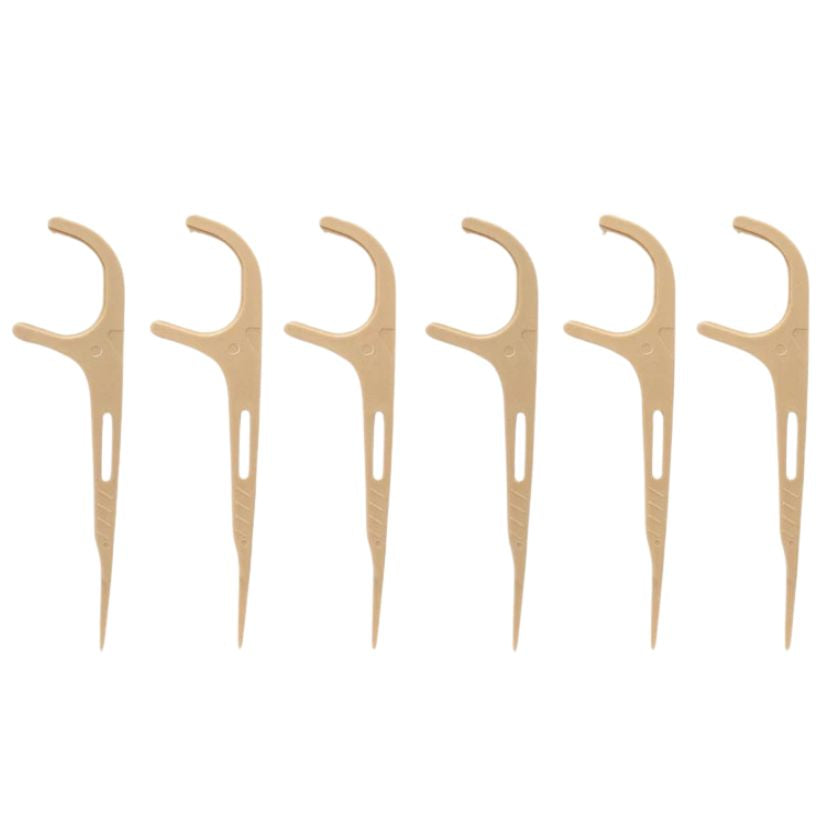 Tea Fiber Dental Floss Picks – 50 pcs (Box Pack)