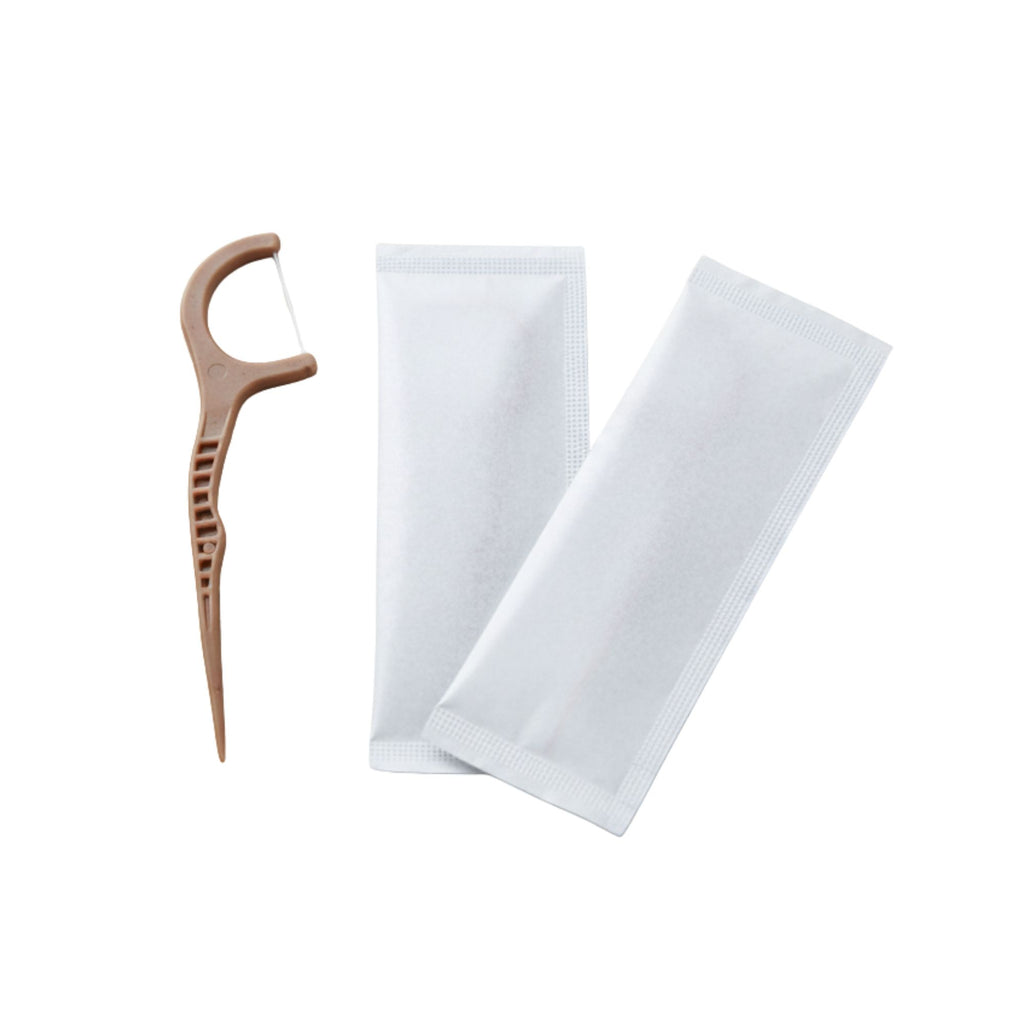 Individually Wrapped Tea Fiber Dental Floss Picks