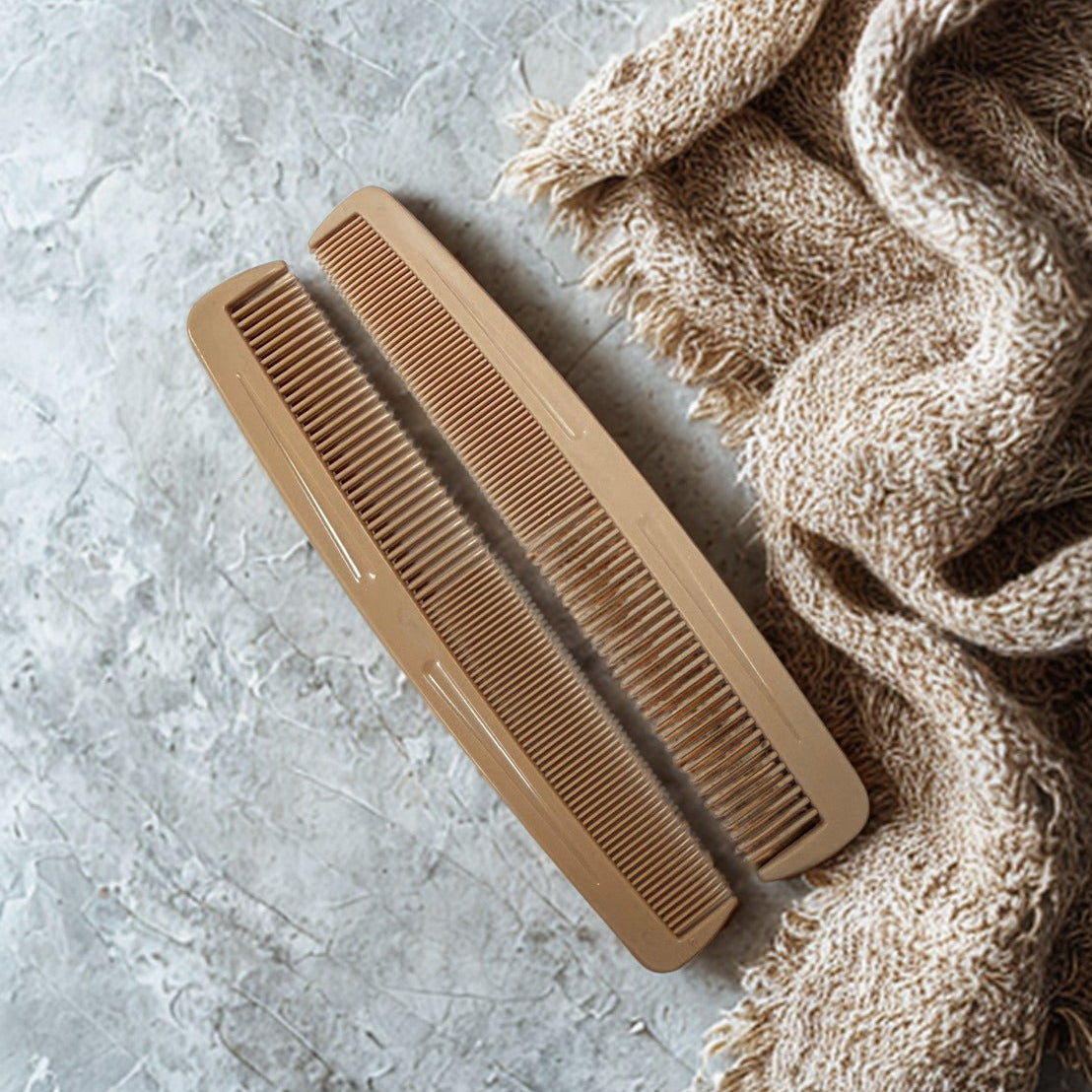 Eco-Friendly Plant Fiber Small Flat Comb – Biodegradable Hair Comb