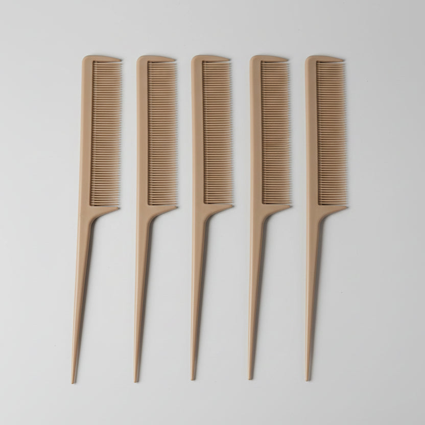 Eco-Friendly Plant Fiber Rat Tail Comb – Biodegradable Styling Comb