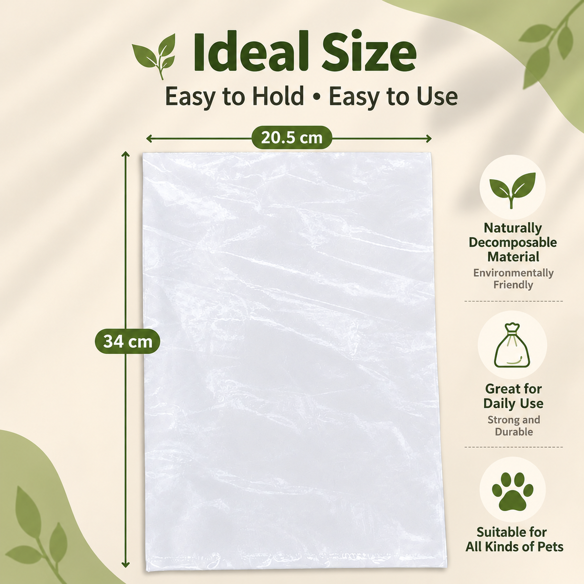 Pet Waste Bags-50 pcs