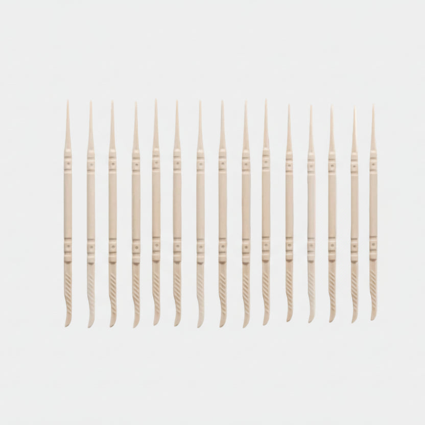 Eco-Friendly Plant Fiber Interdental Brush Picks – Compostable Tooth Cleaners 200PCS